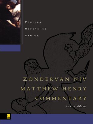 cover image of Zondervan NIV Matthew Henry Commentary